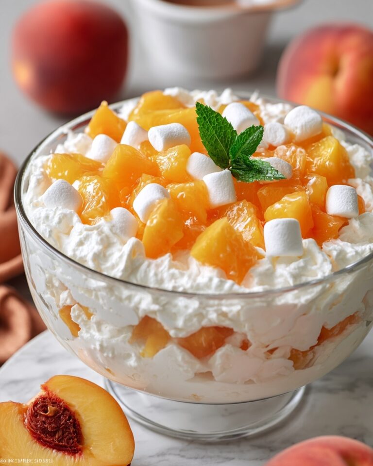 Peach Fluff Salad Recipe