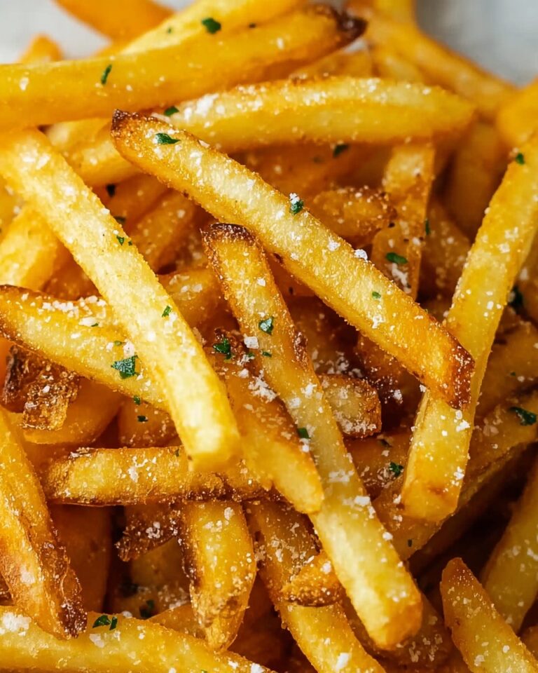 Air Fryer Garlic Parmesan Fries Recipe