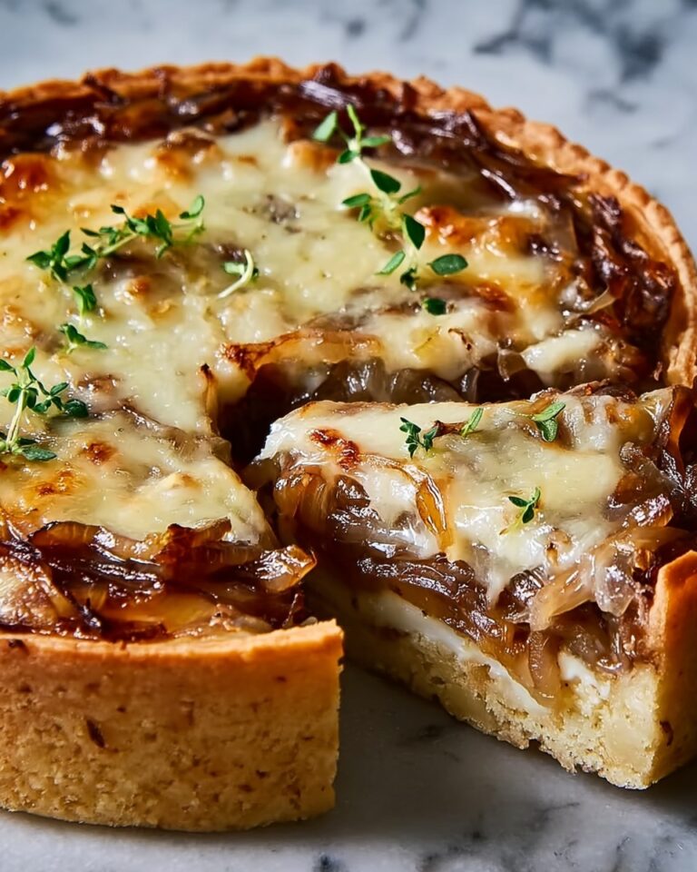 Caramelized Onion Tart with Gruyère and Thyme Recipe