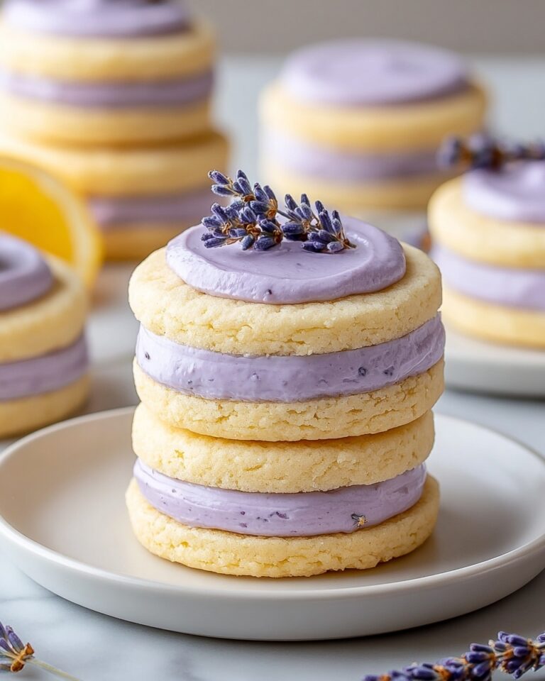 Lemon Lavender Sandwich Cookies Recipe