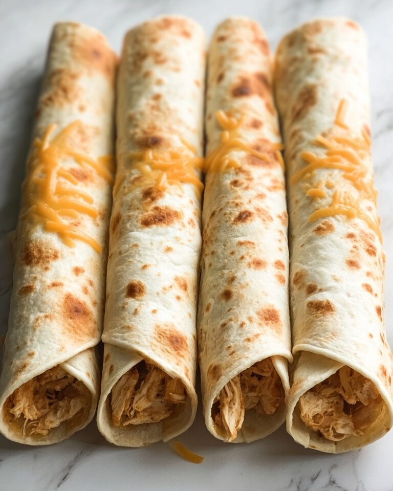Creamy Oven-Baked Chicken Taquitos Recipe
