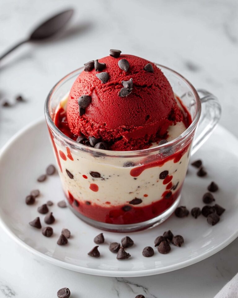 Edible Red Velvet Cookie Dough Recipe