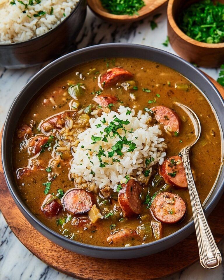 Authentic Cajun Sausage and Chicken Gumbo Recipe