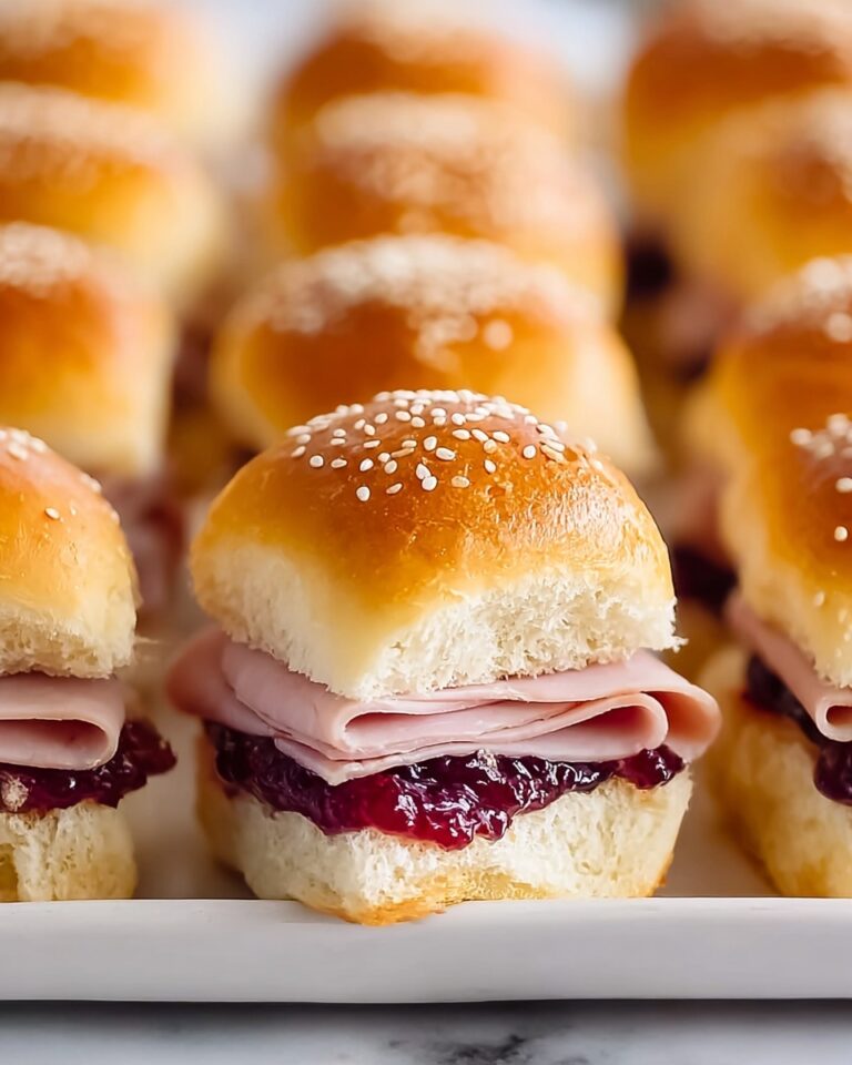 Turkey Cranberry Sliders Recipe