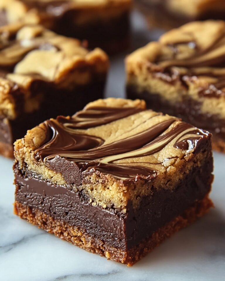 Peanut Butter Chocolate Swirl Blondies Recipe