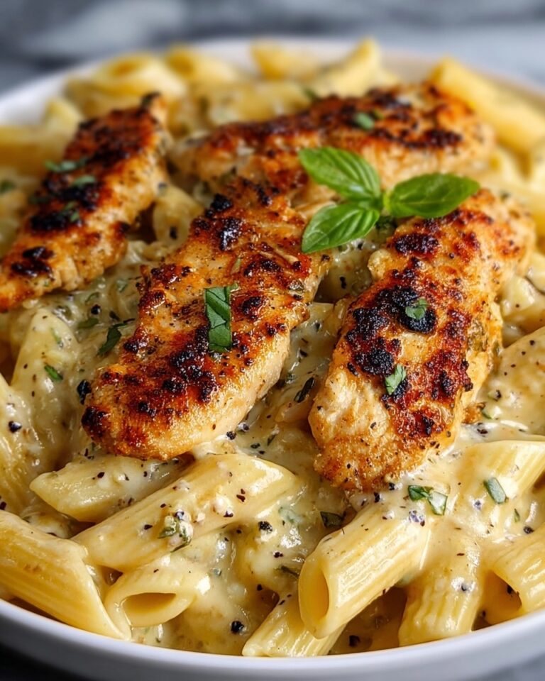 Creamy Parmesan Chicken with Penne Recipe