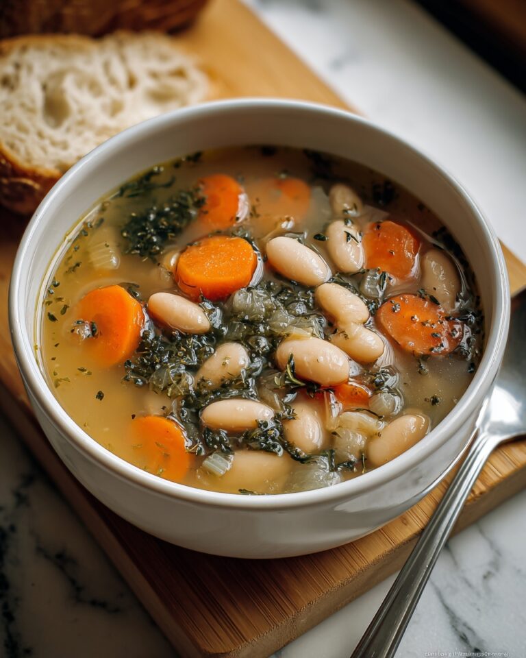 Great Northern Bean Soup with Carrots Recipe