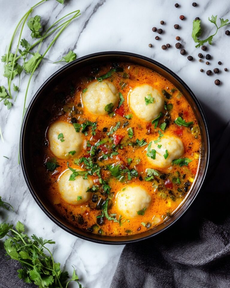 Coconut Curry Soup with Dumplings Recipe