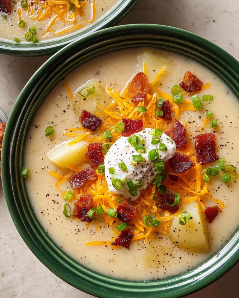 Creamy Loaded Baked Potato Soup Recipe
