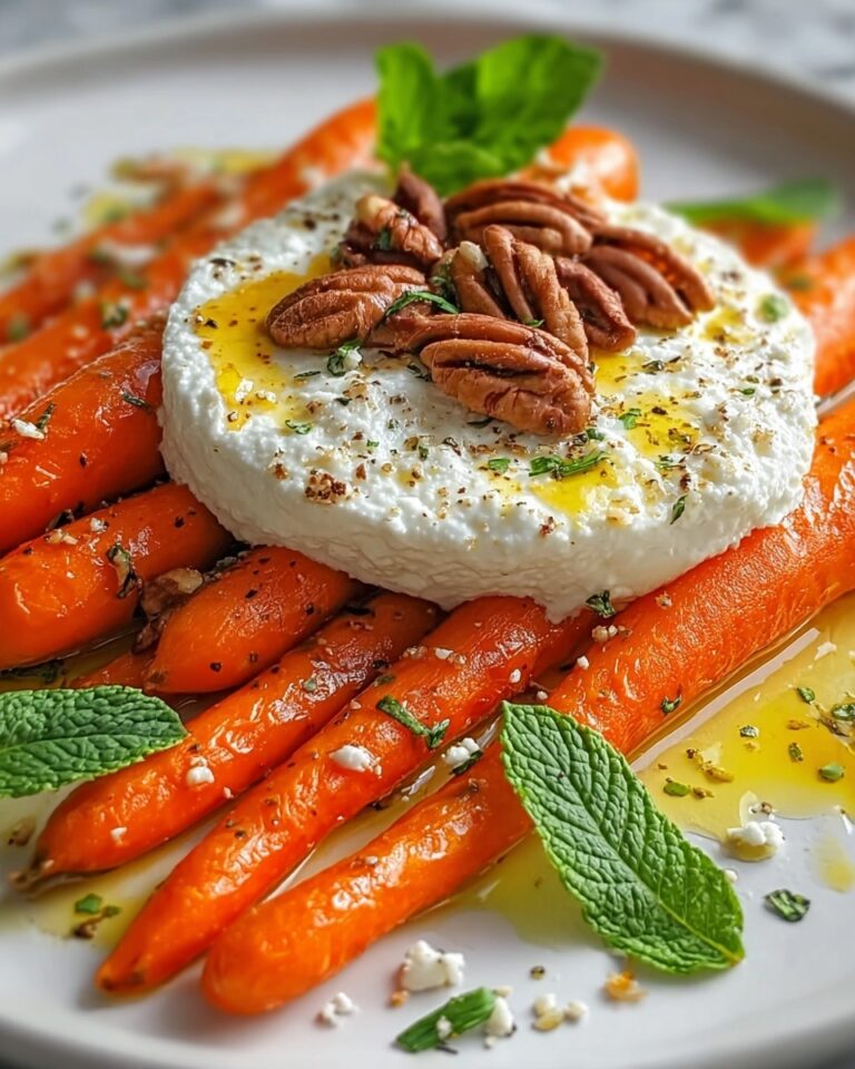 Roasted Carrots with Whipped Ricotta and Hot Honey Recipe