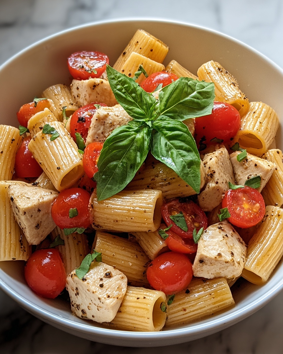 Bruschetta Chicken Pasta Recipe - Recipe Image