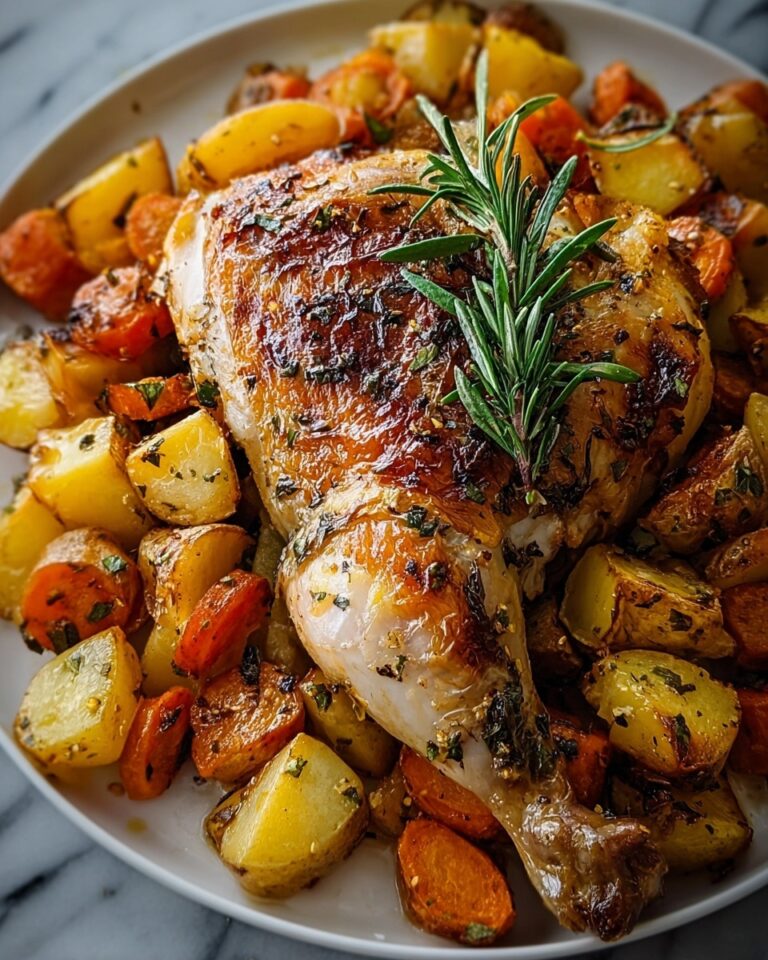 Roasted Herb Chicken with Vegetables Recipe