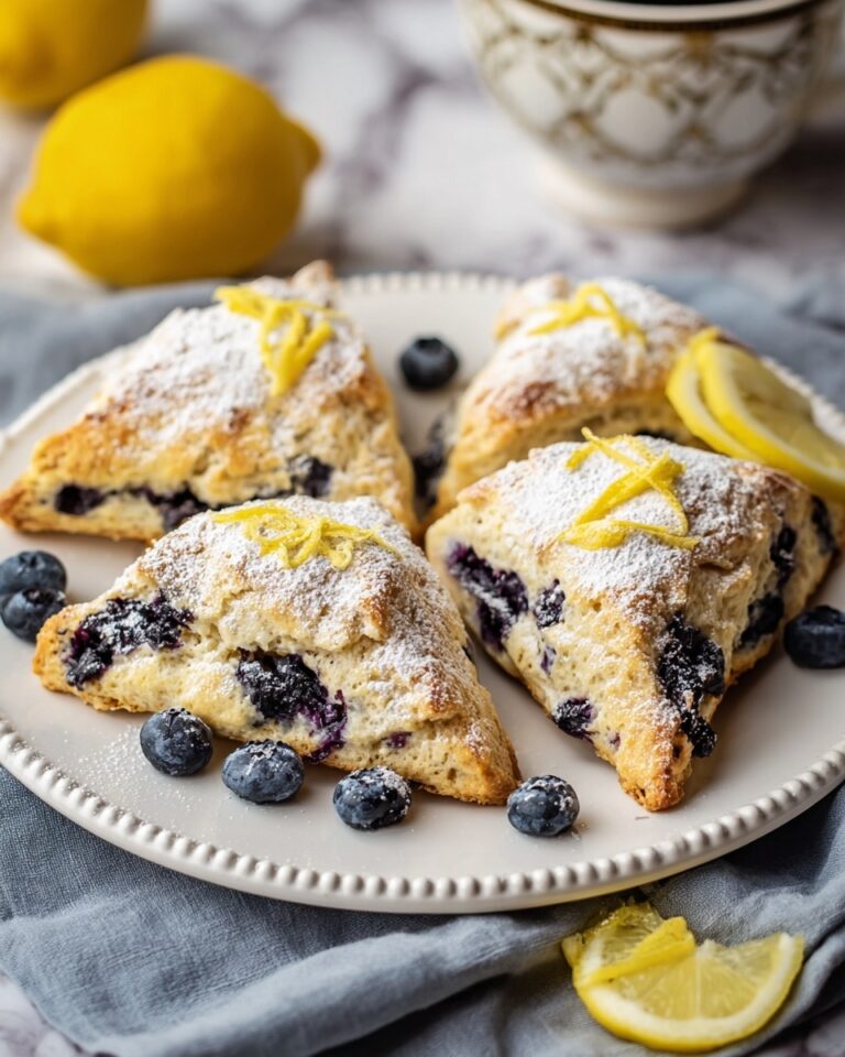 Lemon Blueberry Scones Recipe