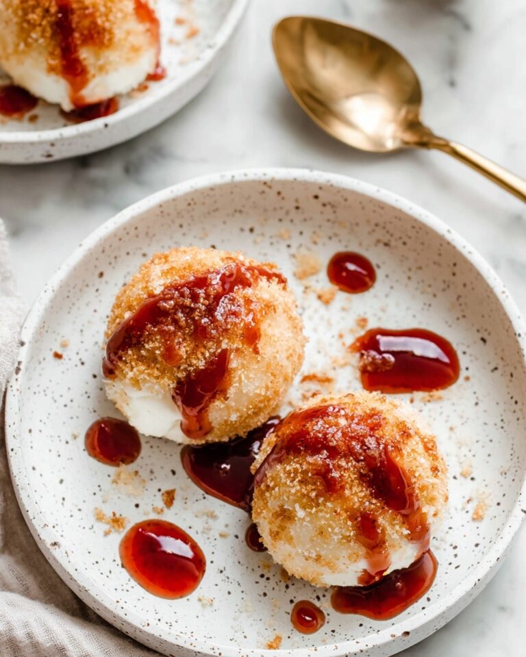 Crispy Baked Goat Cheese Balls with Cranberries, Pecan Crust, and Honey Recipe
