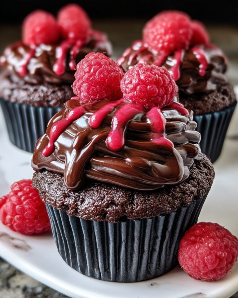 Raspberry Chocolate Lava Cupcakes Recipe