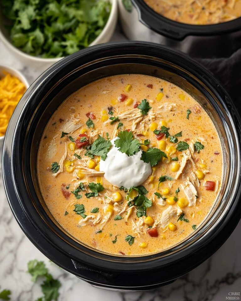 Slow Cooker Mexican Chicken Corn Chowder Recipe