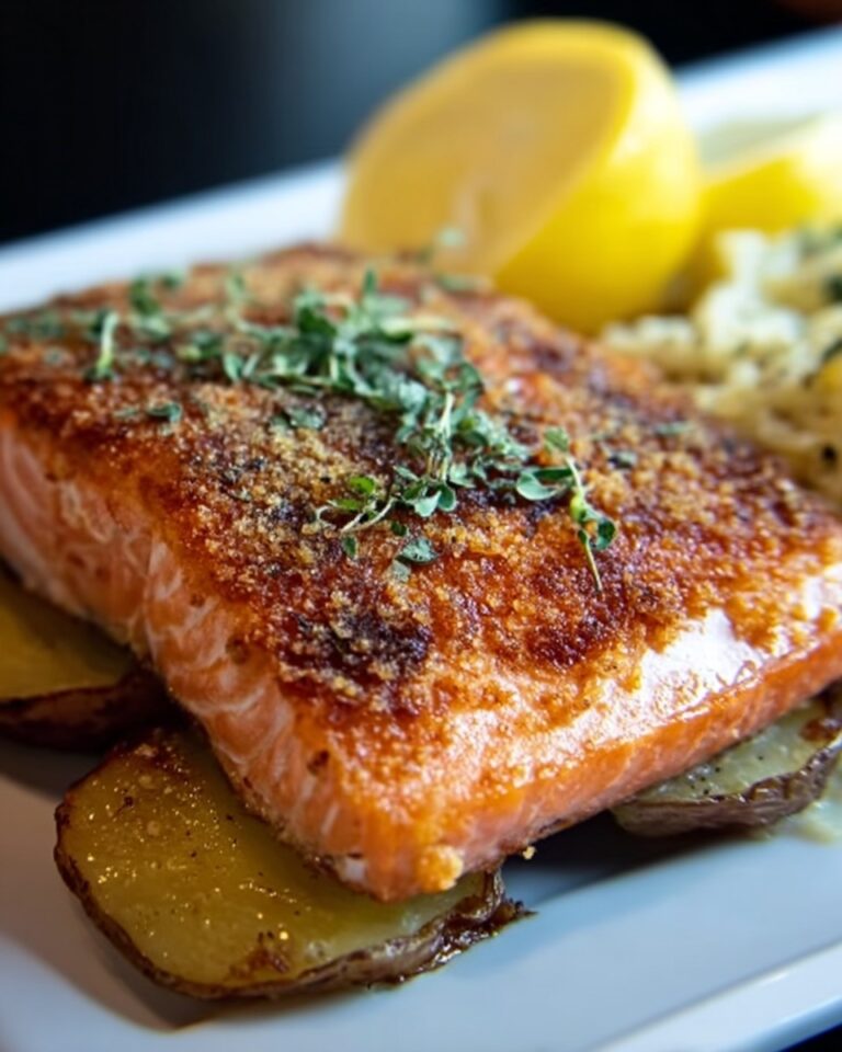 Potato-Crusted Salmon: A Crispy and Elegant Dinner Recipe