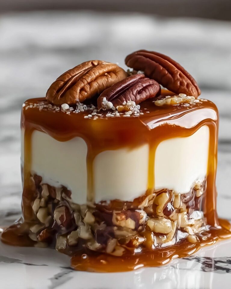 Caramel Pecan Cream Bars Recipe
