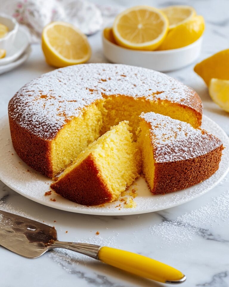 Zesty One‑Bowl Lemon Cake Recipe
