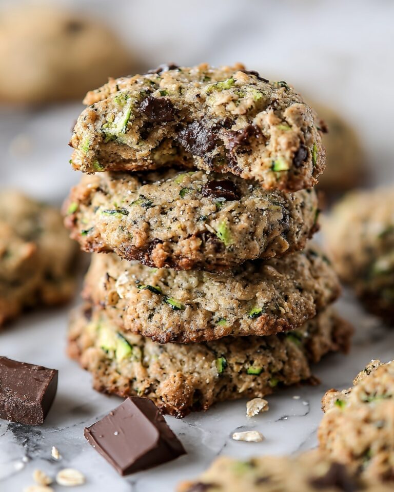 Zucchini Oat Chocolate Chip Cookies Recipe