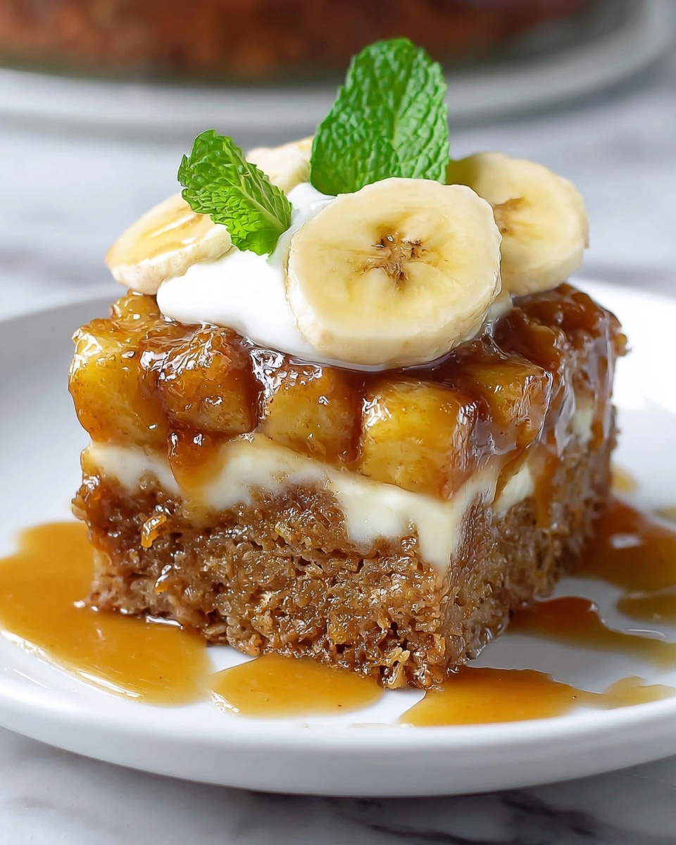 Banana Upside-Down Cake Recipe - Recipe Image