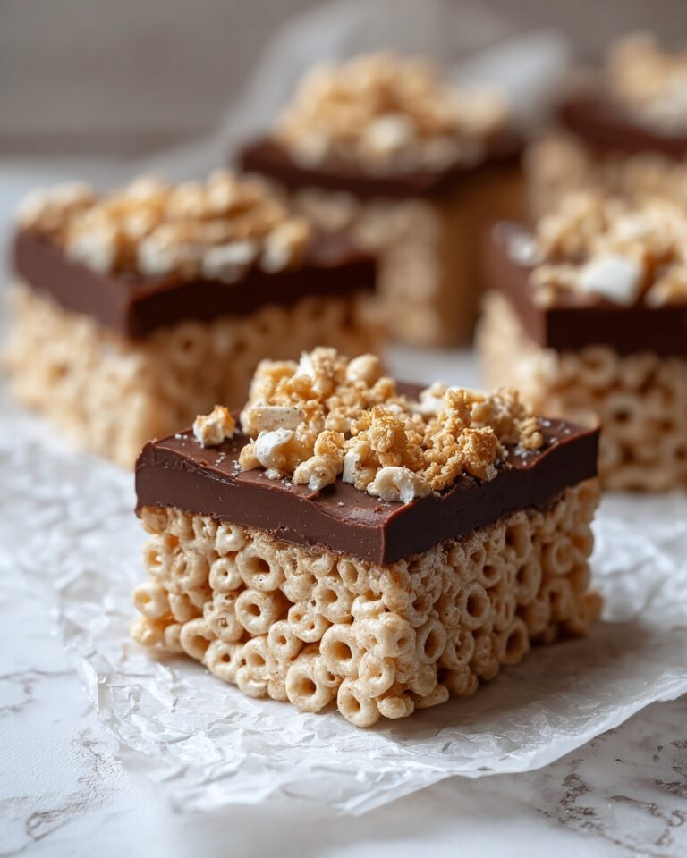 Salted Peanut Butter Rice Krispies Treats Recipe