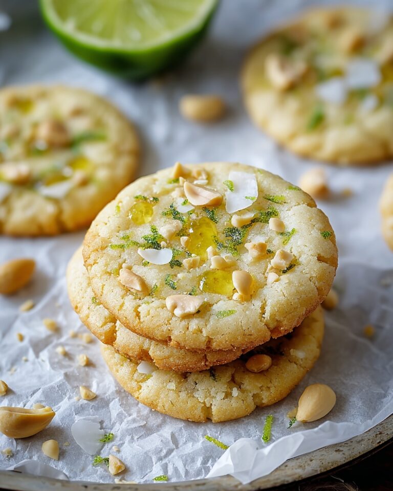 Toasted Coconut, Lime Curd & Macadamia Nut Cookies Recipe