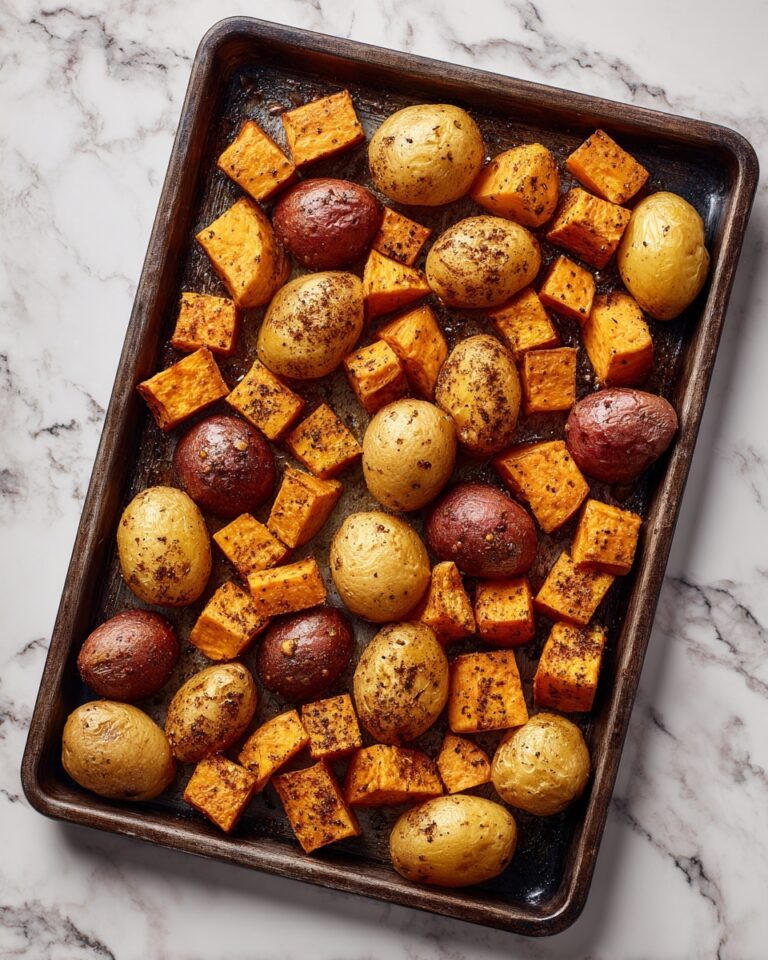 Roasted Apple Cinnamon Sweet Potatoes Recipe