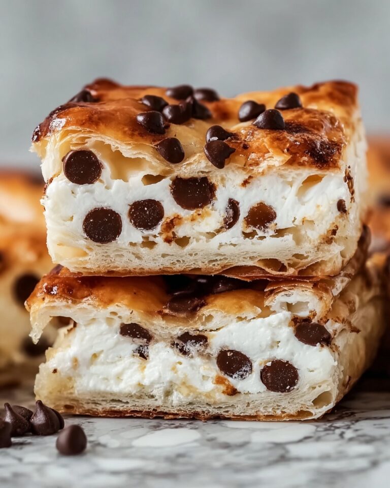 Ricotta Chocolate Chip Pastry Squares Recipe