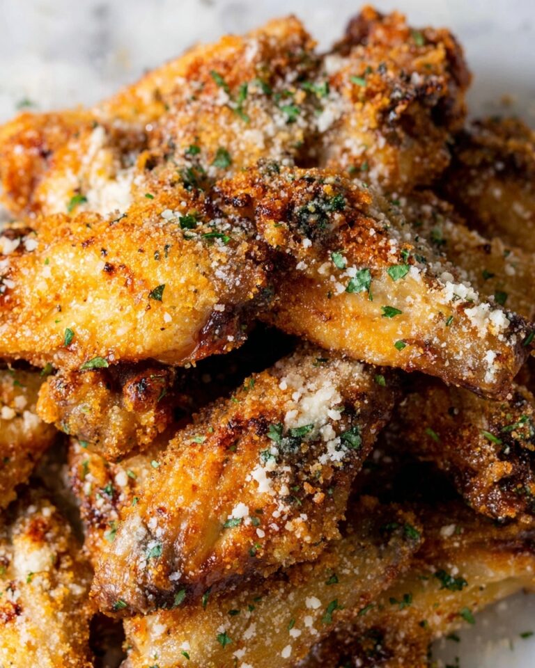Crispy Garlic Parmesan Wings Recipe