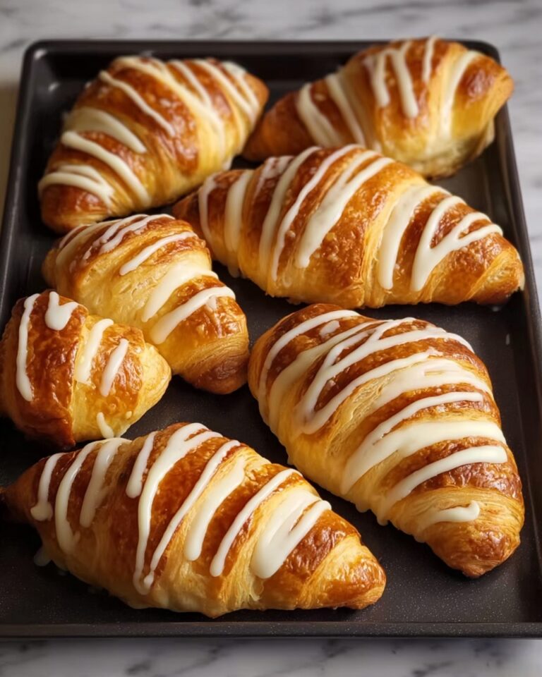 Pumpkin Pie Crescents with Maple Glaze Recipe