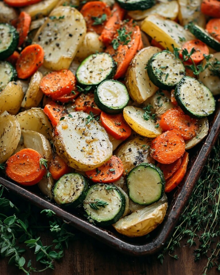 Roasted Potatoes, Carrots, and Zucchini Recipe