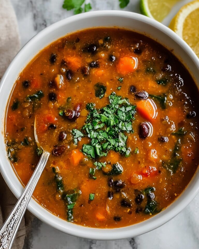 Black Bean and Lentil Soup Recipe