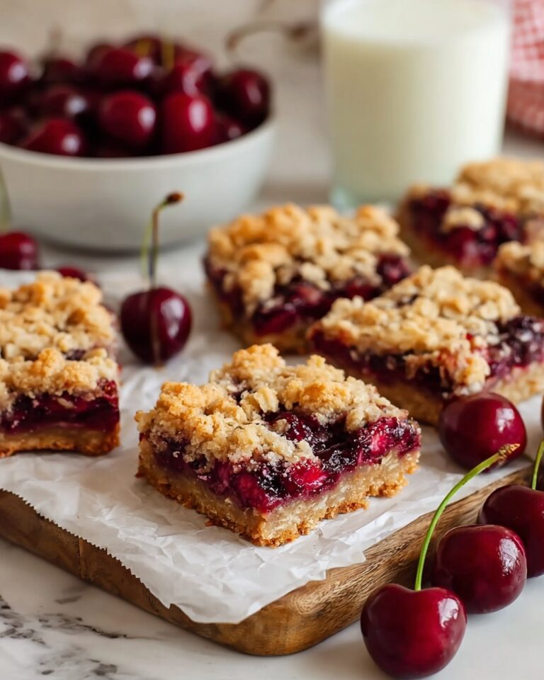 Cherry Crumble Bars Recipe