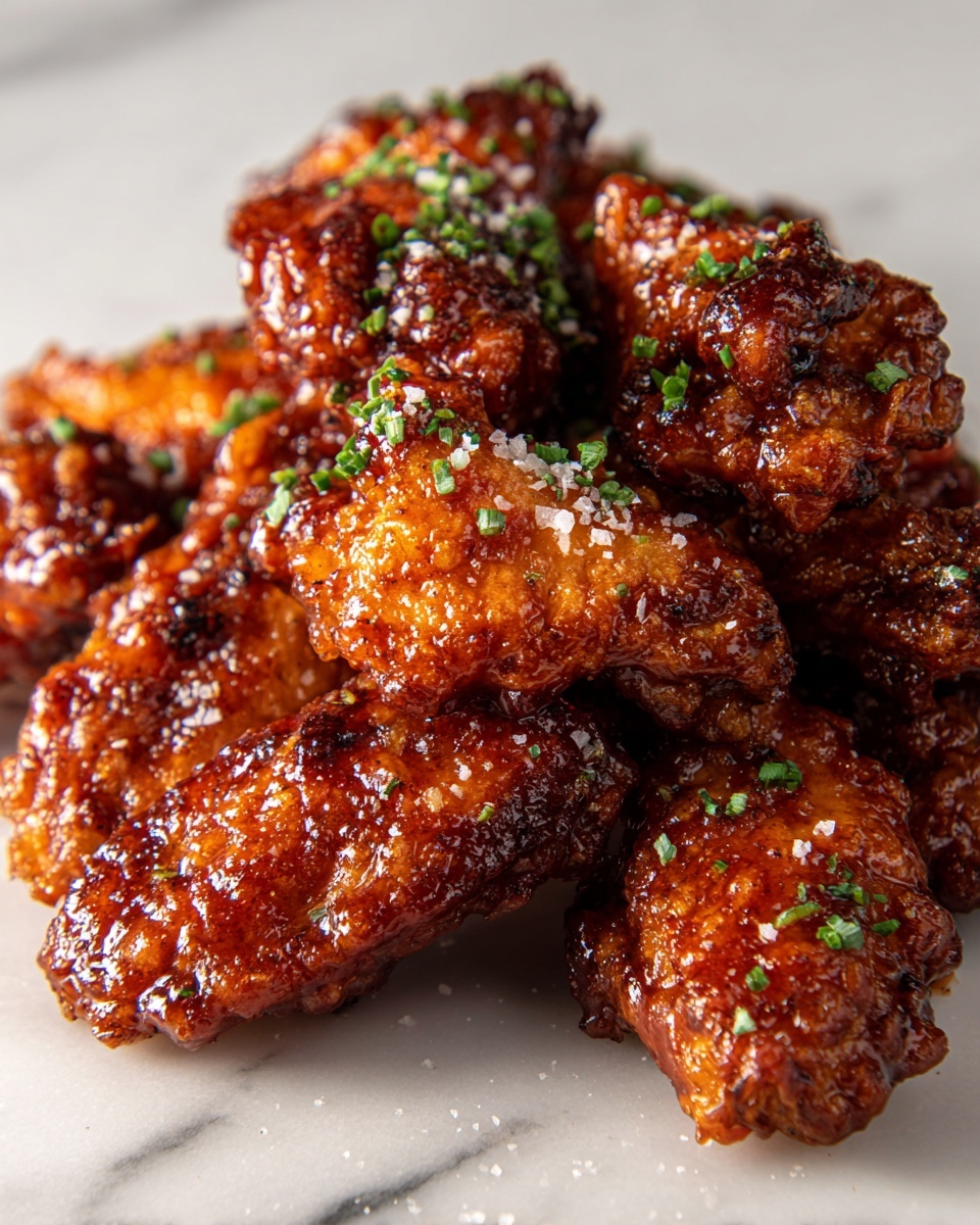 Oven-Baked Crispy Chicken Wings with Spicy Seasoning Recipe - Recipe Image