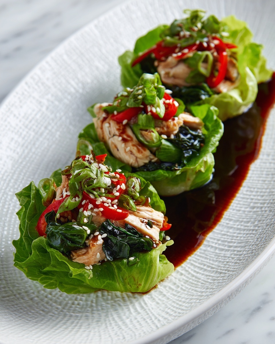 Teriyaki Chicken Lettuce Wraps Recipe - Recipe Image