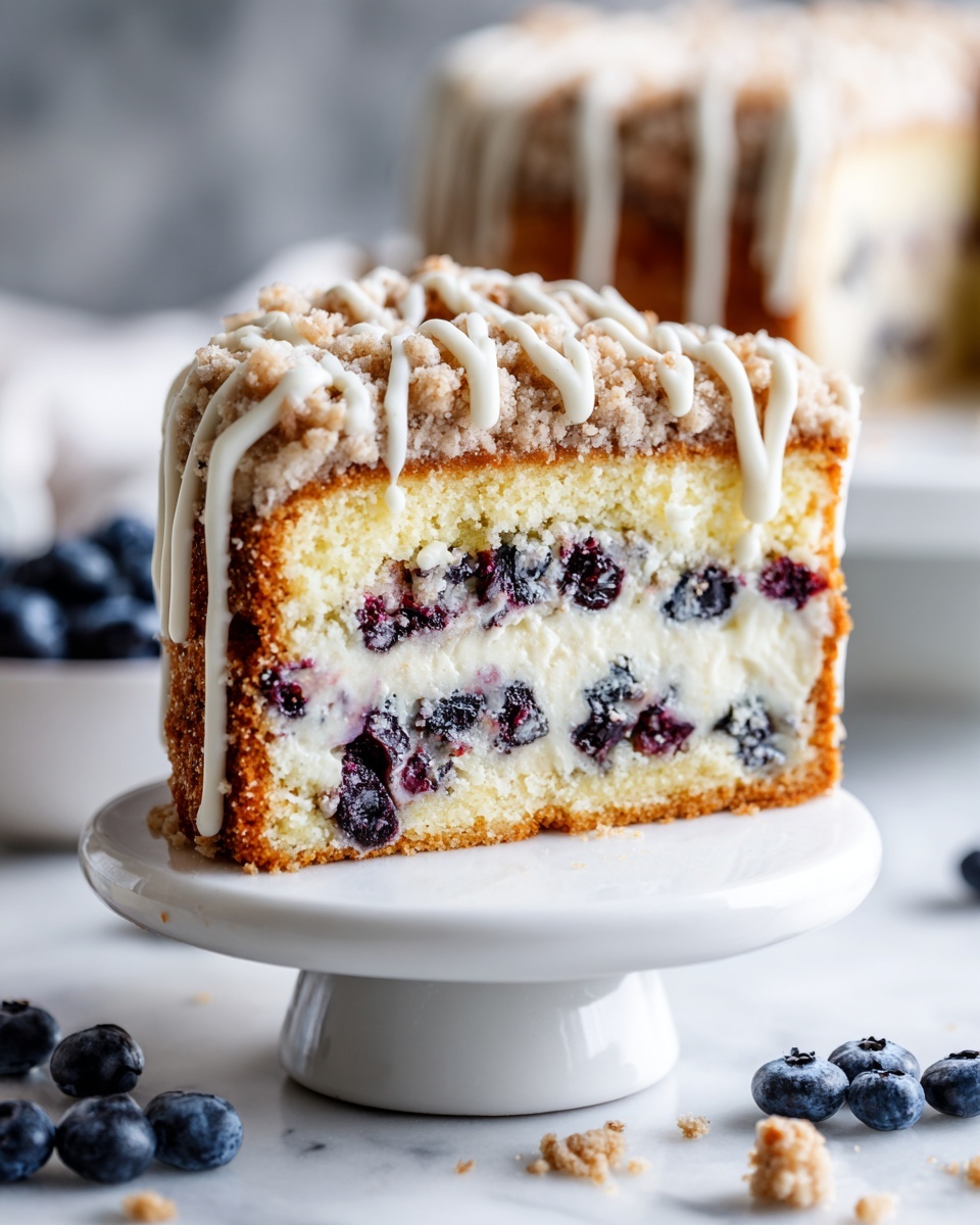 Brown Sugar Blueberry Coffee Cake Recipe - Recipe Image