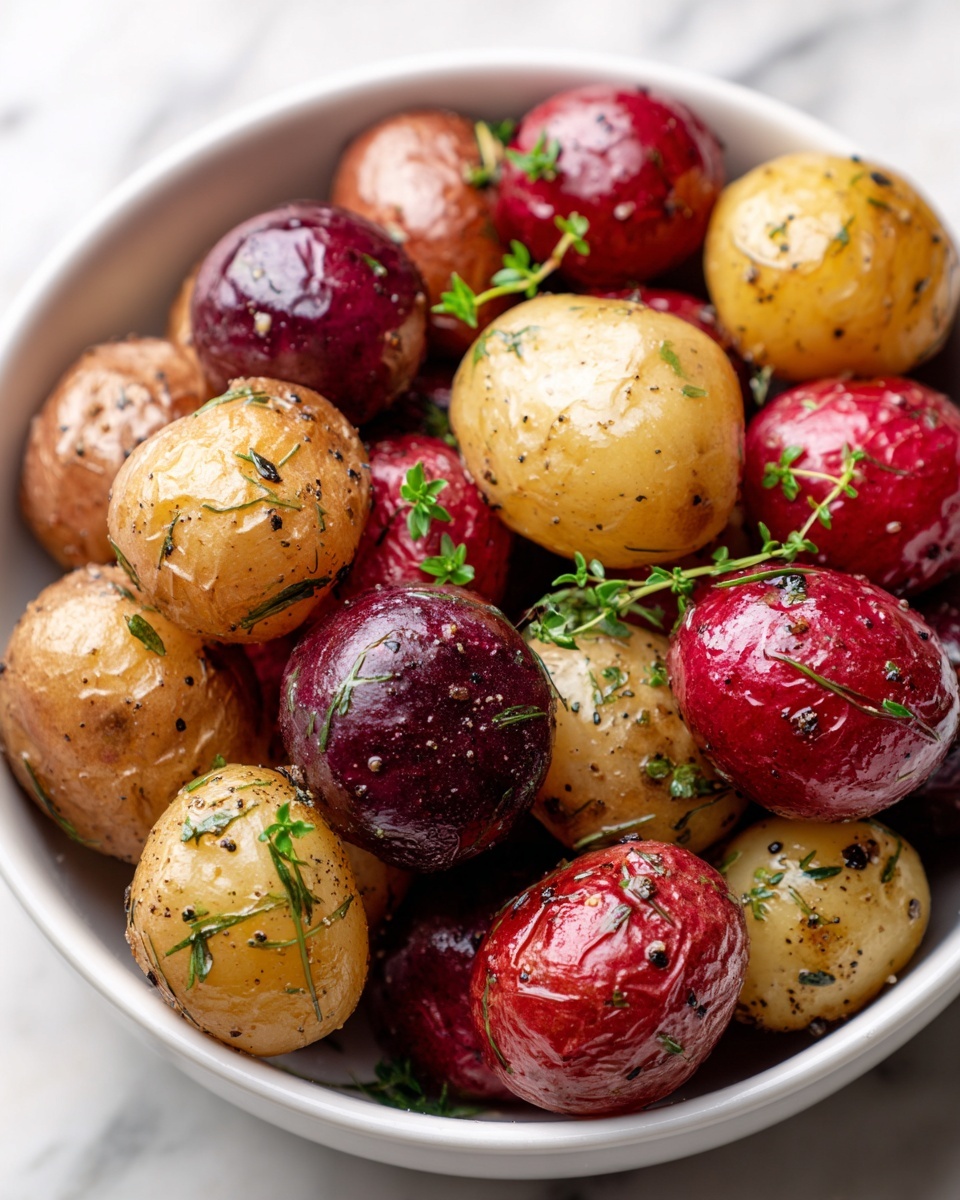 Roasted Tiny Red Potatoes with Garlic and Parsley Recipe - Recipe Image