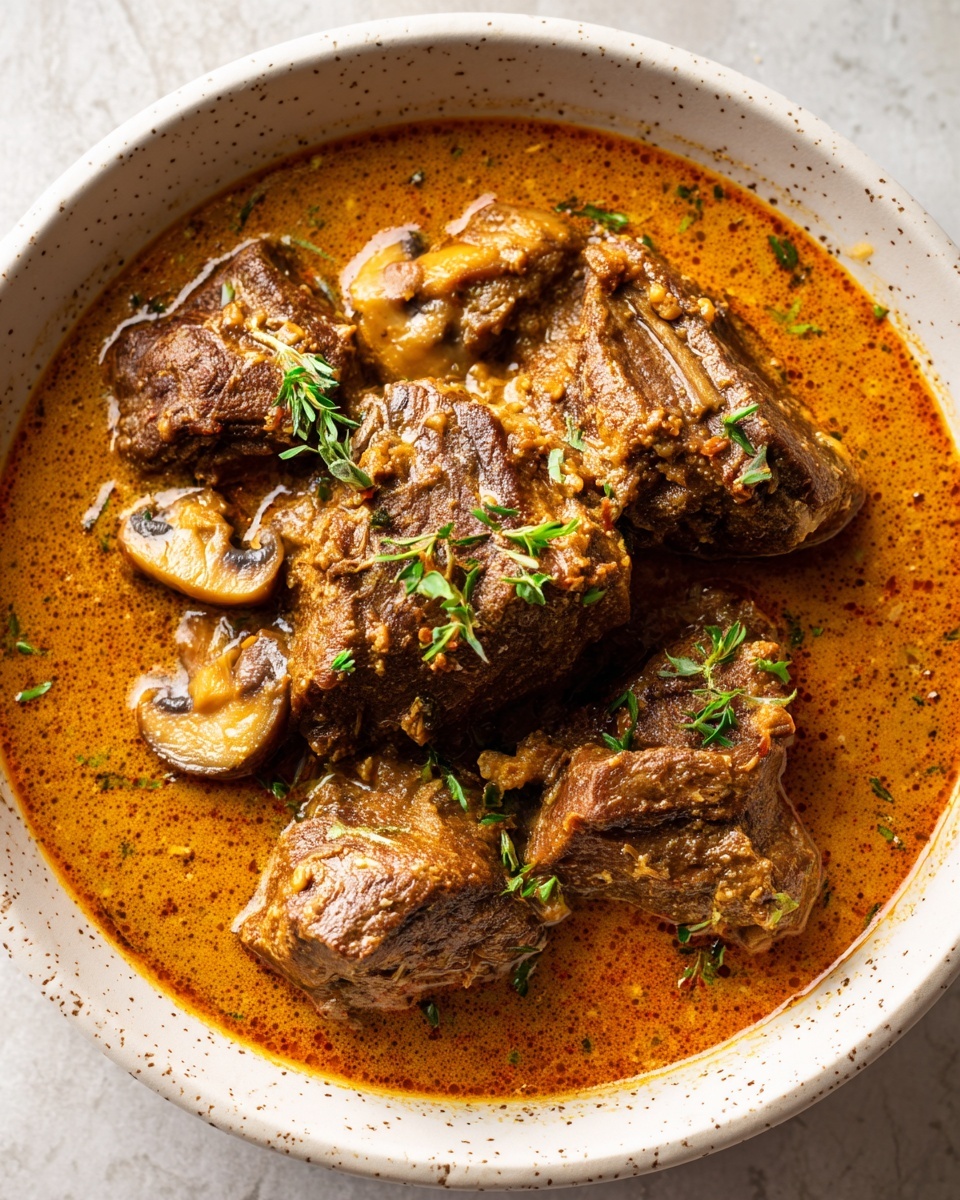 Keto Beef and Mushroom Soup Recipe - Recipe Image