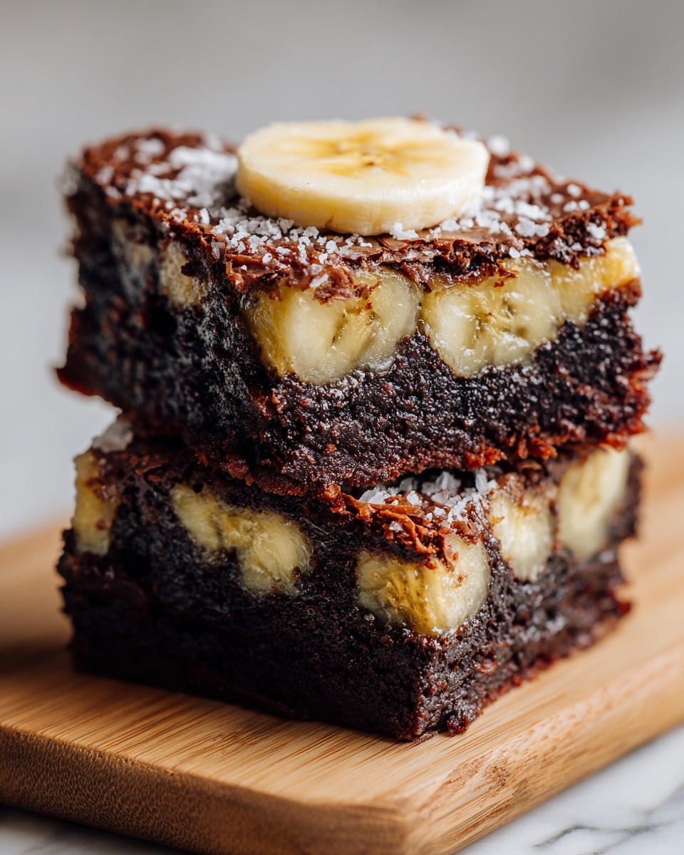 Banana Bread Brownies Recipe - Recipe Image