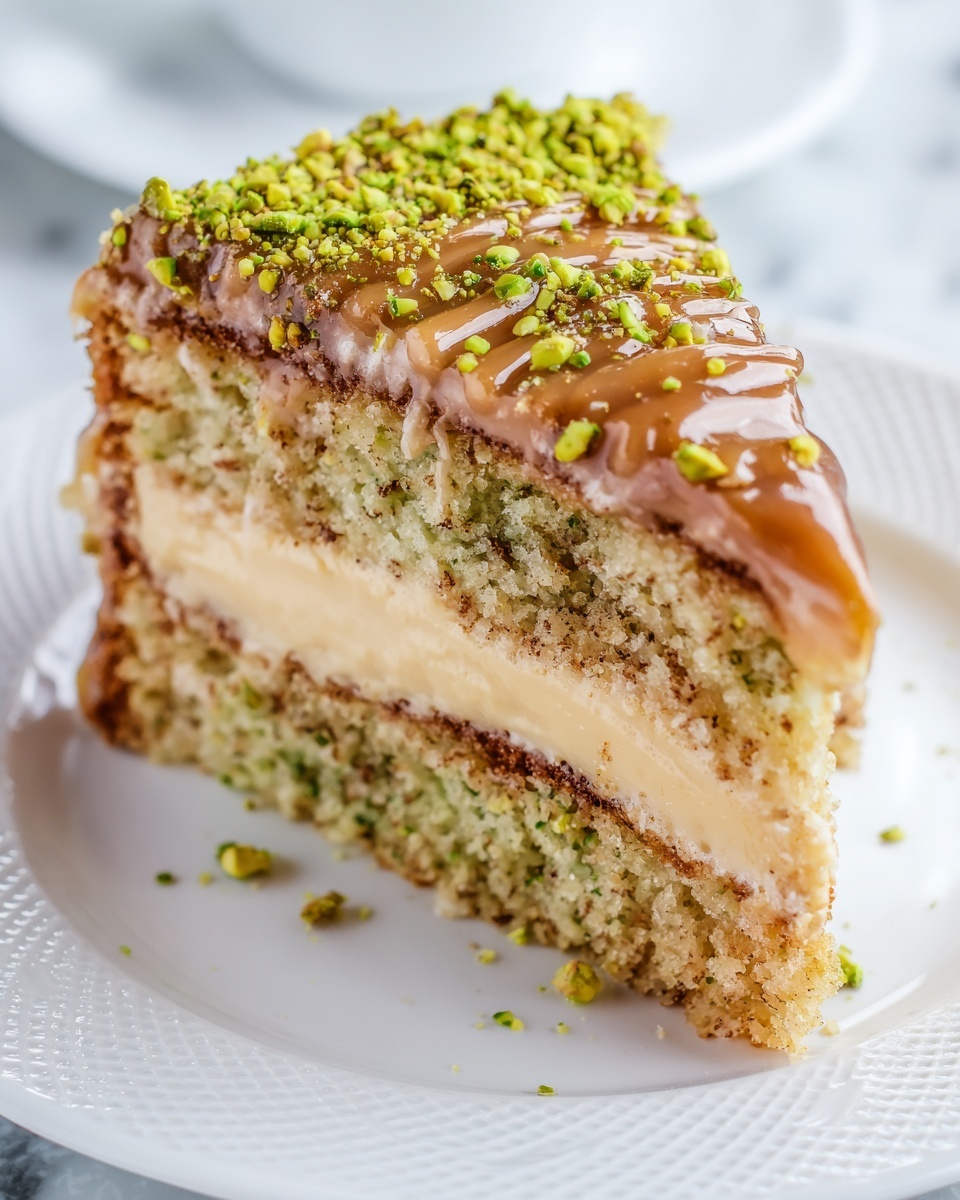 Pistachio Coffee Cake Recipe - Recipe Image