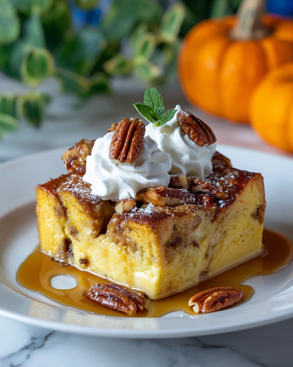 Best Ever Pumpkin Bread Pudding Recipe - Recipe Image
