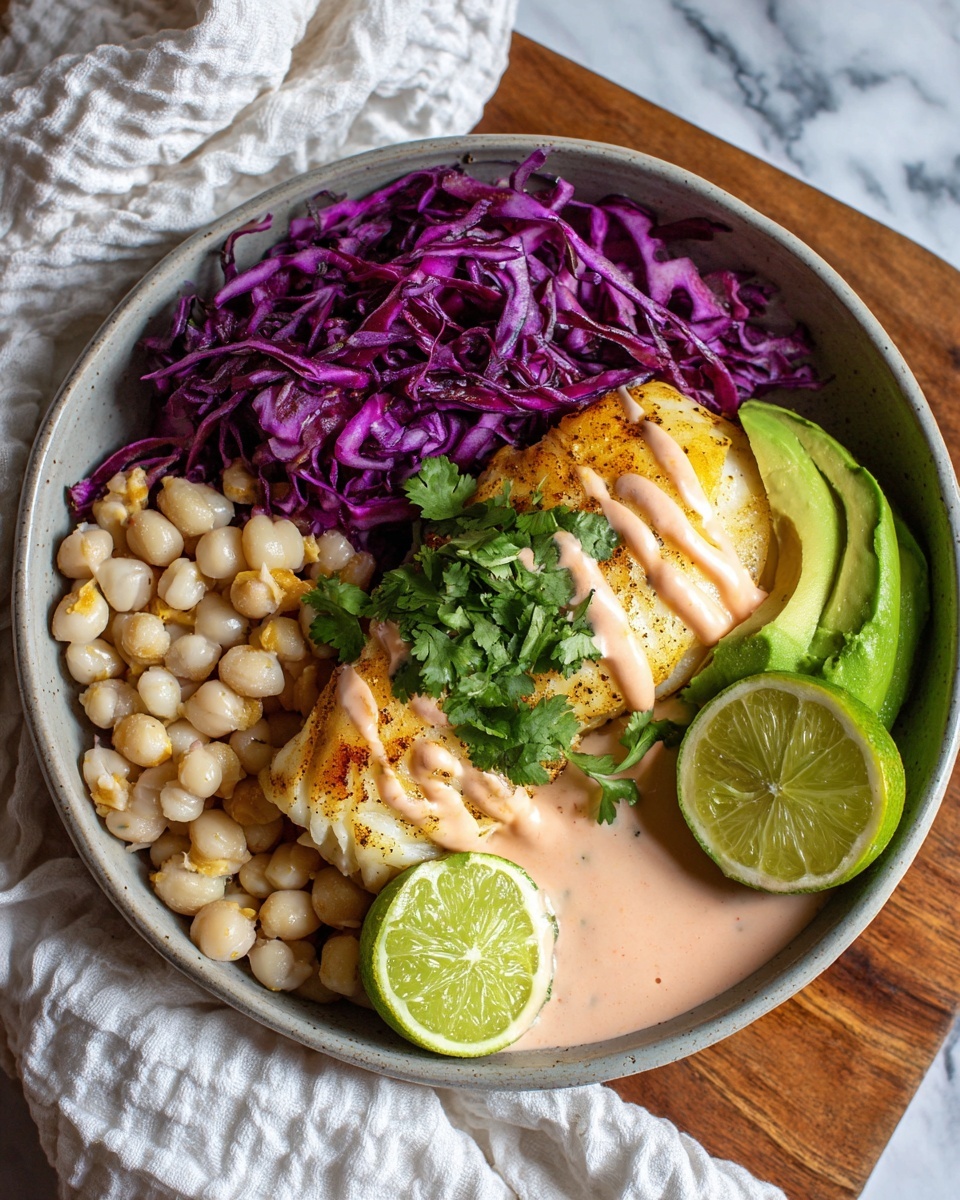 Baja Fish Taco Bowls Recipe - Recipe Image