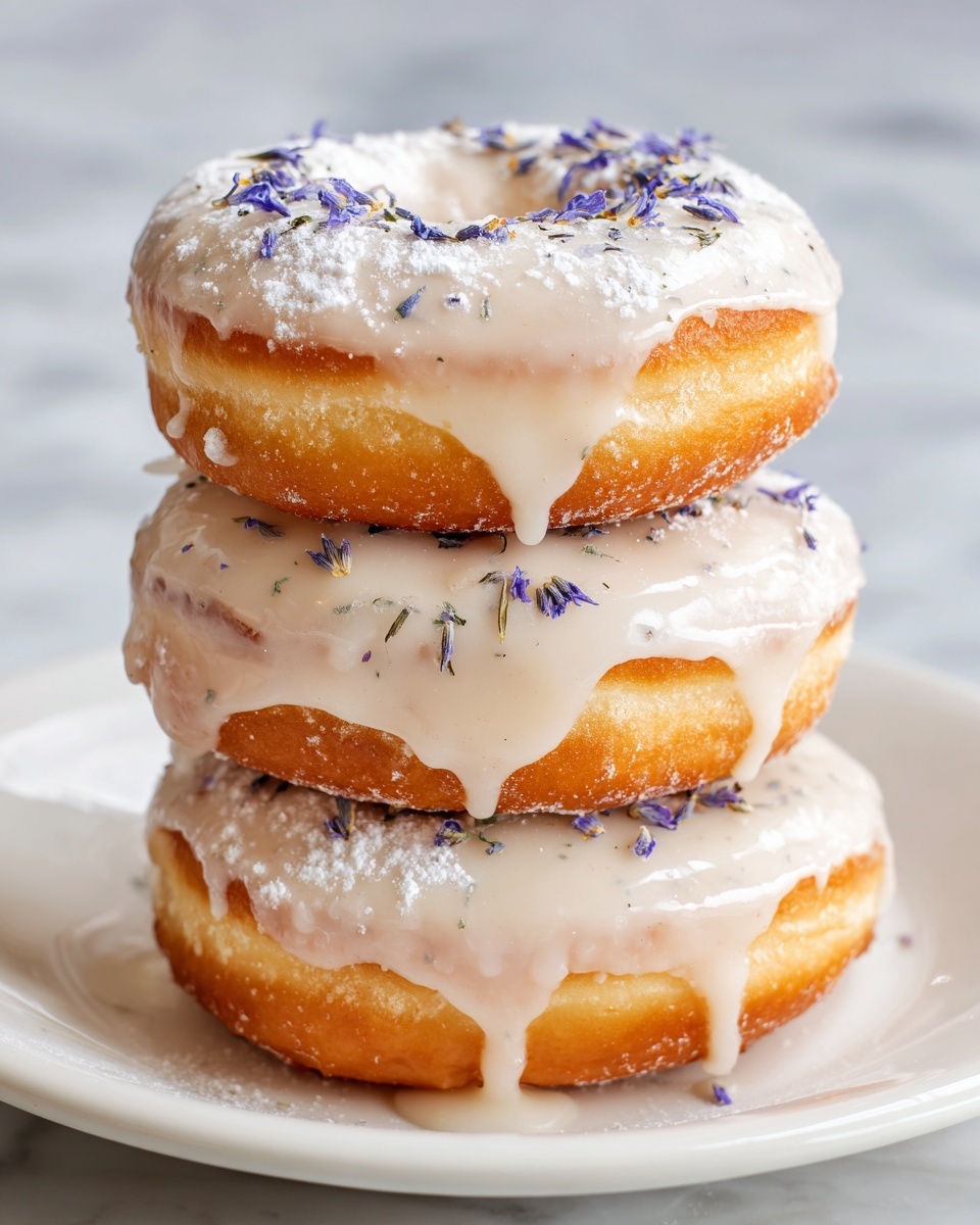 Vegan Lavender Vanilla Bean French Beignets Recipe - Recipe Image