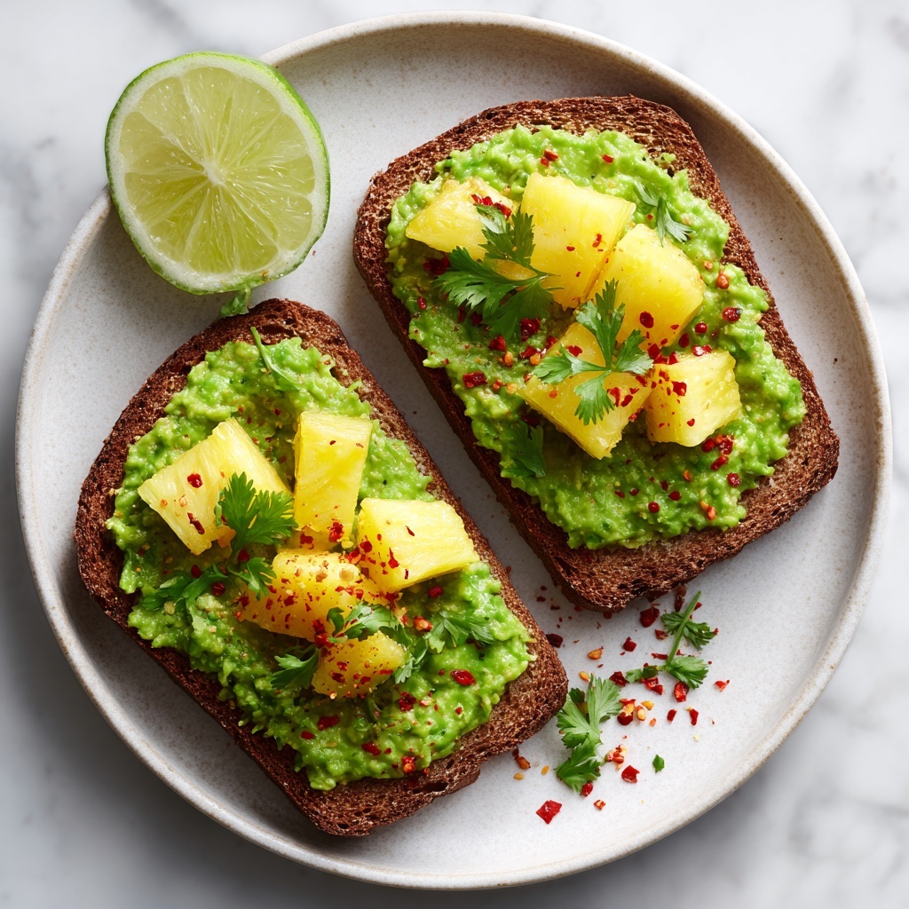 Tropical Avocado Toast Recipe - Recipe Image
