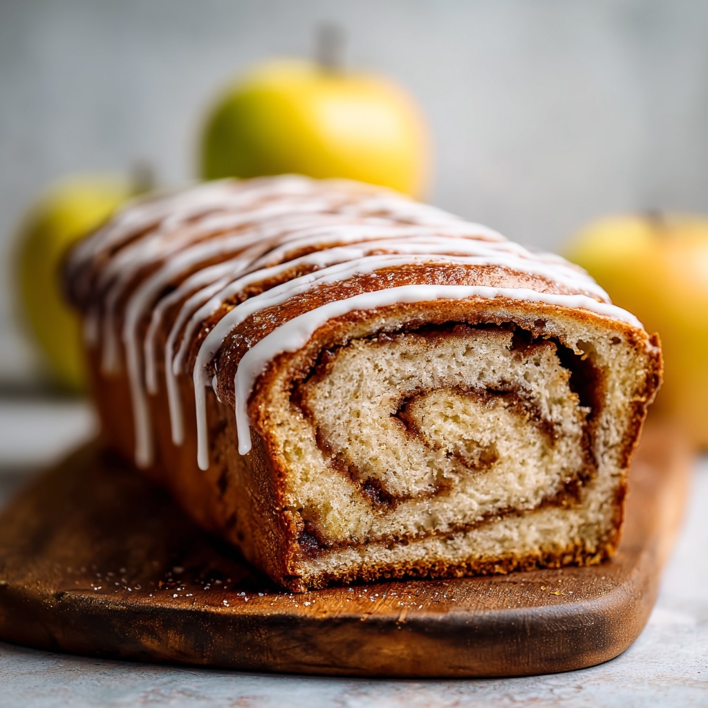 Cinnamon Swirl Apple Fritter Bread Recipe - Recipe Image