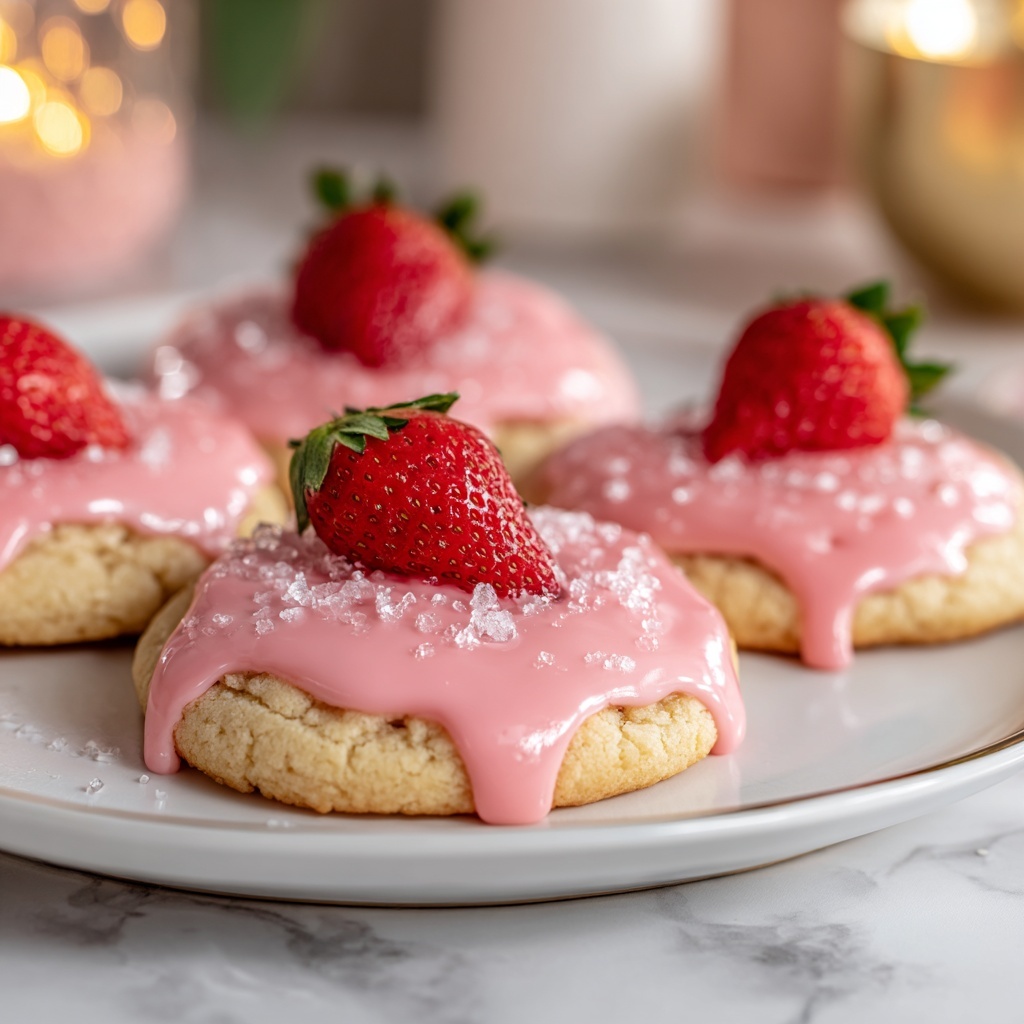 Strawberry Sugar Cookies Recipe - Recipe Image