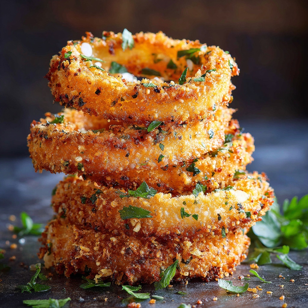 Crispy Homemade Onion Rings Recipe - Recipe Image