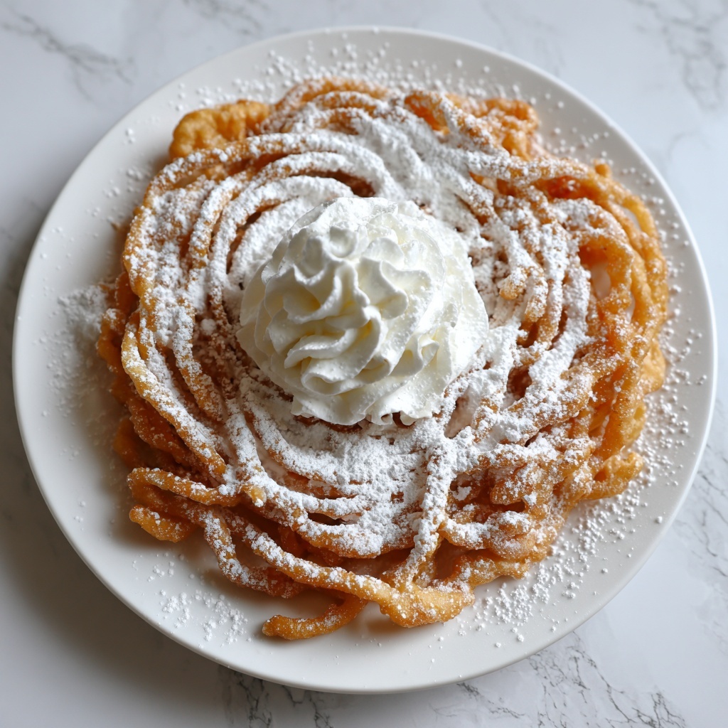 County Fair Funnel Cakes Recipe - Recipe Image