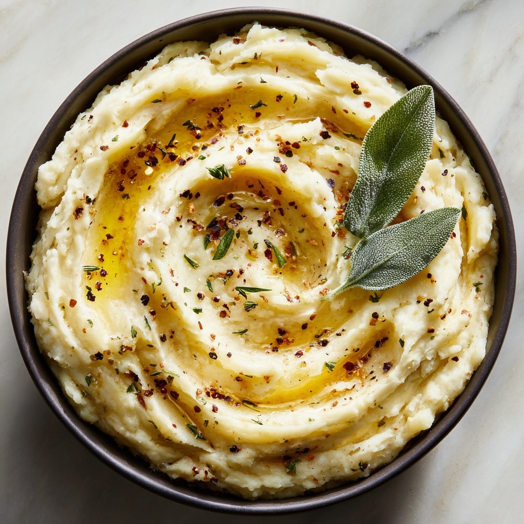 Manchego & Brown Butter Whipped Potatoes Recipe - Recipe Image